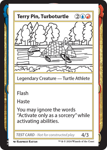 Terry Pin, Turboturtle [Mystery Booster 2 Playtest Cards] - The Mythic Store | 24h Order Processing