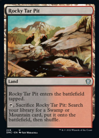 Rocky Tar Pit [Dominaria United Commander] - The Mythic Store | 24h Order Processing