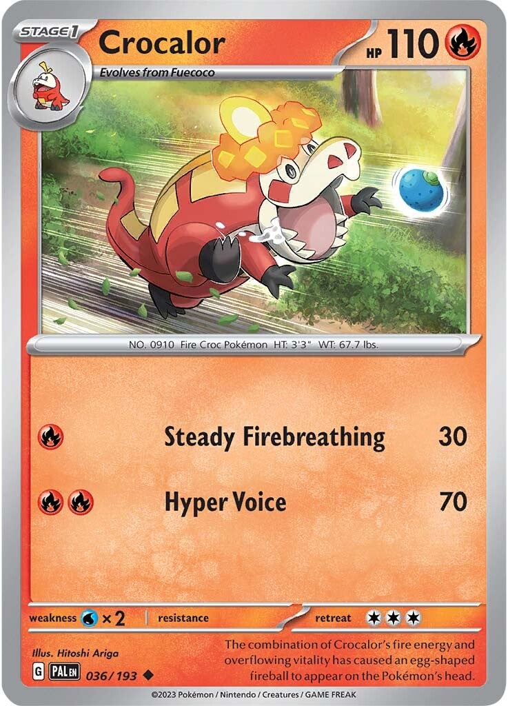Crocalor (036/193) [Scarlet & Violet: Paldea Evolved] - The Mythic Store | 24h Order Processing