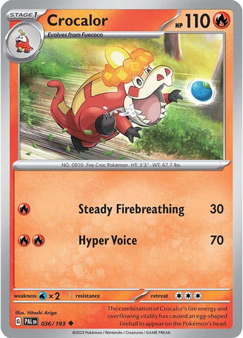 Crocalor (036/193) [Scarlet & Violet: Paldea Evolved] - The Mythic Store | 24h Order Processing