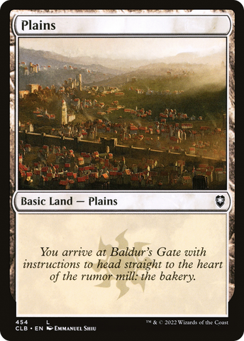 Plains (454) [Commander Legends: Battle for Baldur's Gate] - The Mythic Store | 24h Order Processing