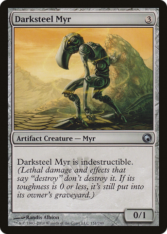 Darksteel Myr [Scars of Mirrodin] - The Mythic Store | 24h Order Processing