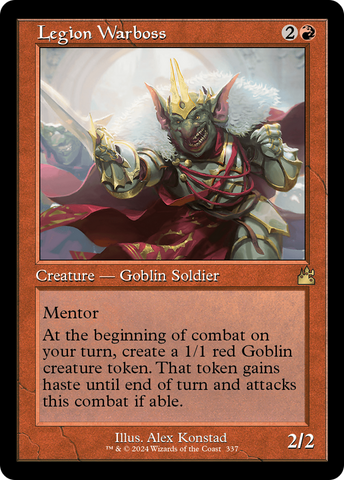 Legion Warboss (Retro Frame) [Ravnica Remastered] - The Mythic Store | 24h Order Processing