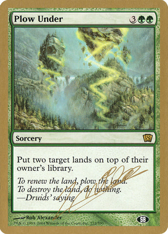 Plow Under (Julien Nuijten) (SB) [World Championship Decks 2004] - The Mythic Store | 24h Order Processing