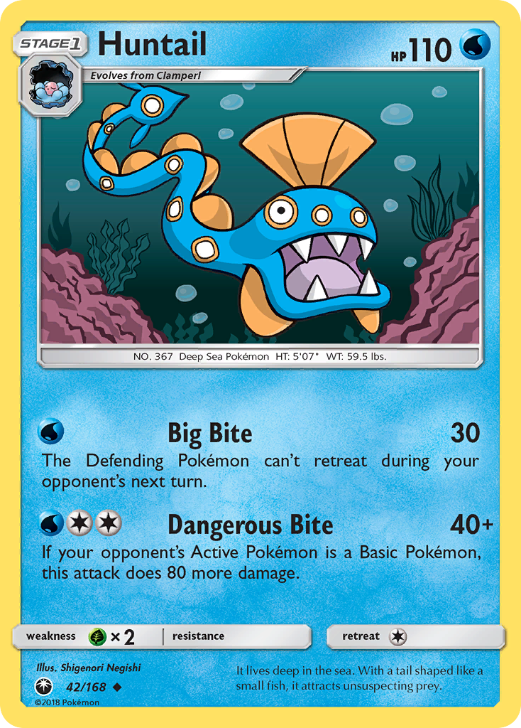 Huntail (42/168) [Sun & Moon: Celestial Storm] - The Mythic Store | 24h Order Processing