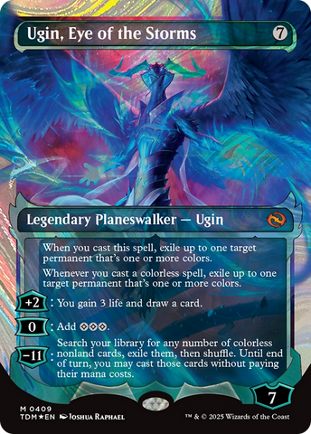 Ugin, Eye of the Storms (Showcase) (Halo Foil) [Tarkir: Dragonstorm] - The Mythic Store | 24h Order Processing