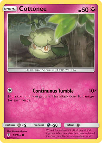 Cottonee (90/145) [Sun & Moon: Guardians Rising] - The Mythic Store | 24h Order Processing