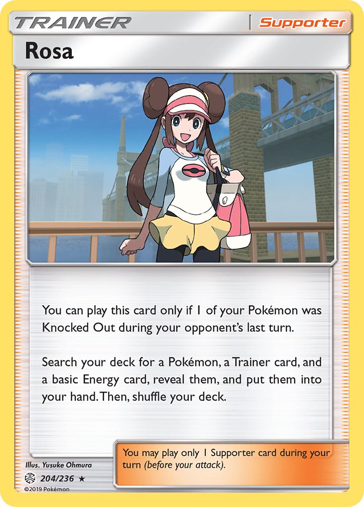 Rosa (204/236) (Theme Deck Exclusive) [Sun & Moon: Cosmic Eclipse] - The Mythic Store | 24h Order Processing