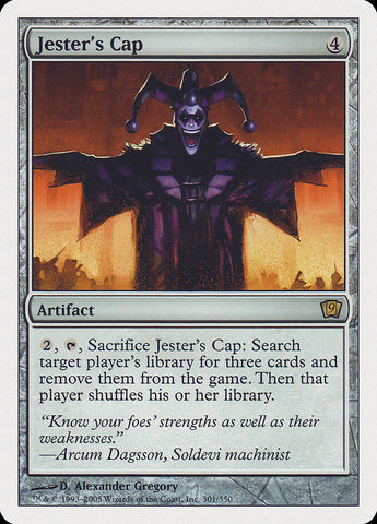 Jester's Cap (9th Edition) [Oversize Cards] - The Mythic Store | 24h Order Processing
