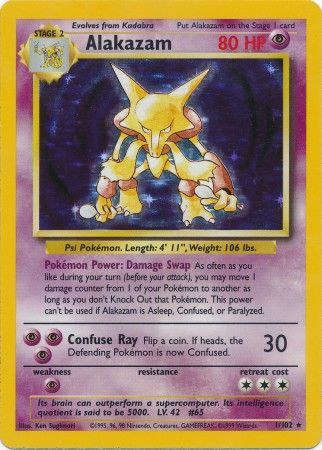 Alakazam (1/102) [Base Set Unlimited] - The Mythic Store | 24h Order Processing