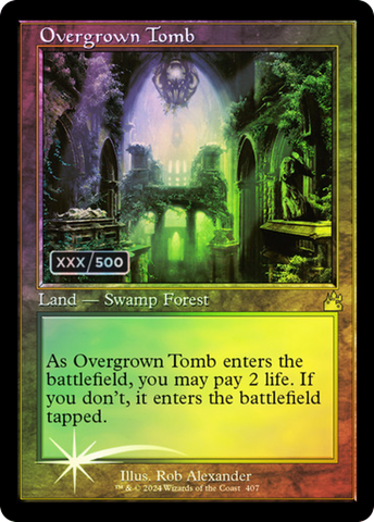 Overgrown Tomb (Retro) (Serialized) [Ravnica Remastered] - The Mythic Store | 24h Order Processing