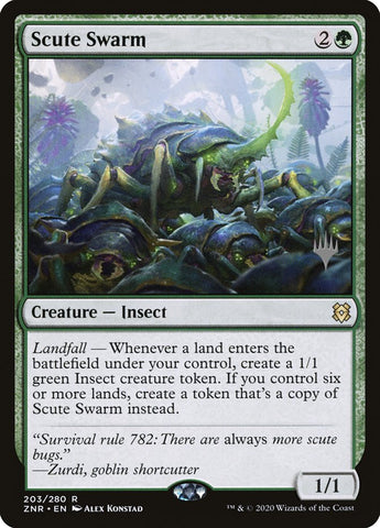 Scute Swarm (Promo Pack) [Zendikar Rising Promos] - The Mythic Store | 24h Order Processing