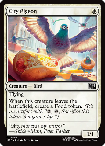 City Pigeon [Marvel Super Heroes Commander] - The Mythic Store | 24h Order Processing