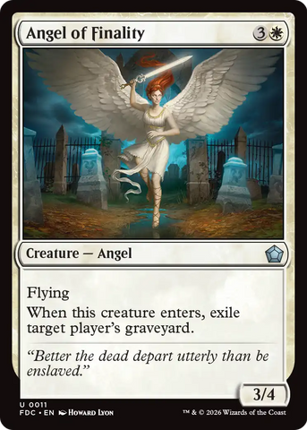 Angel of Finality [Foundations Commander] - The Mythic Store | 24h Order Processing