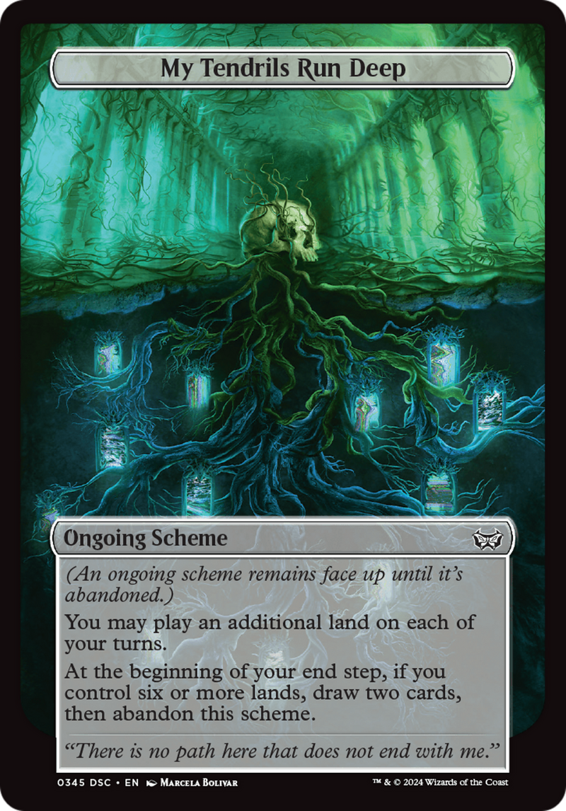 My Tendrils Run Deep (Full Art) [Duskmourn: Archenemy] - The Mythic Store | 24h Order Processing