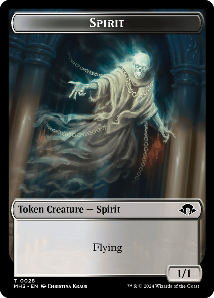 Phyrexian Germ // Spirit (0028) Double-Sided Token [Modern Horizons 3 Tokens] - The Mythic Store | 24h Order Processing