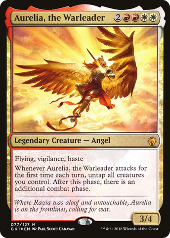 Aurelia, the Warleader [Guilds of Ravnica Guild Kit] - The Mythic Store | 24h Order Processing