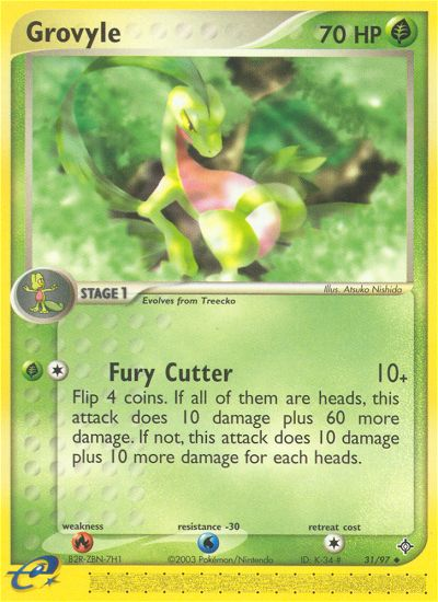Grovyle (31/97) [EX: Dragon] - The Mythic Store | 24h Order Processing