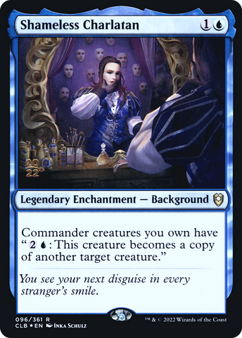 Shameless Charlatan [Commander Legends: Battle for Baldur's Gate Prerelease Promos] - The Mythic Store | 24h Order Processing
