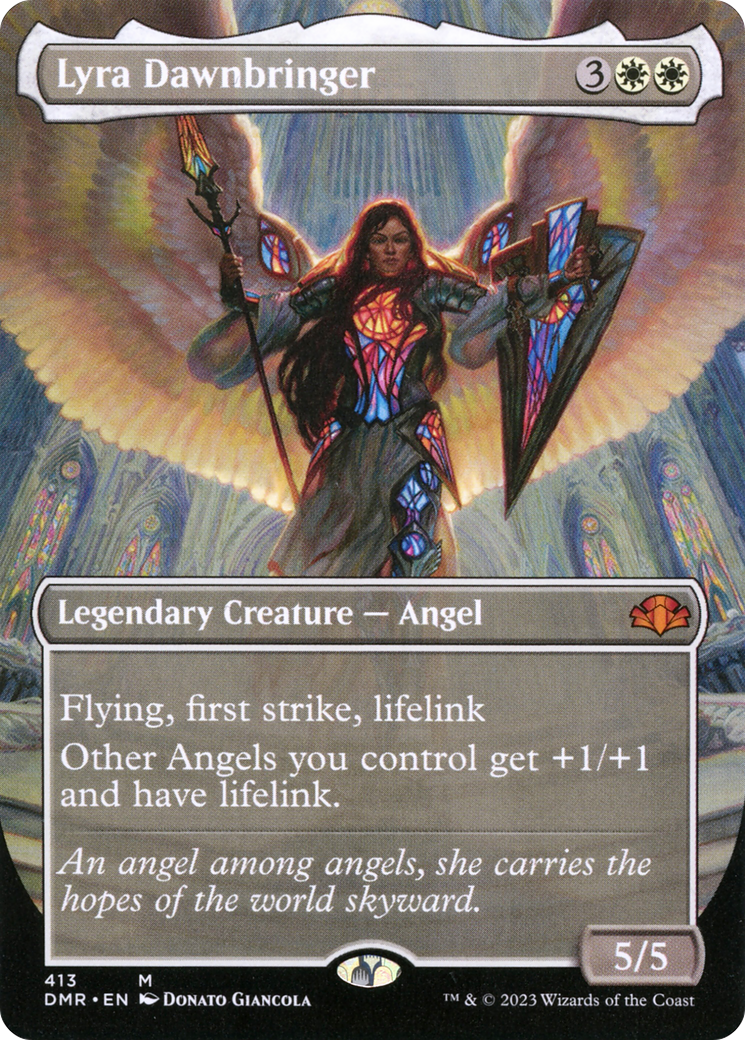 Lyra Dawnbringer (Borderless Alternate Art) [Dominaria Remastered] - The Mythic Store | 24h Order Processing