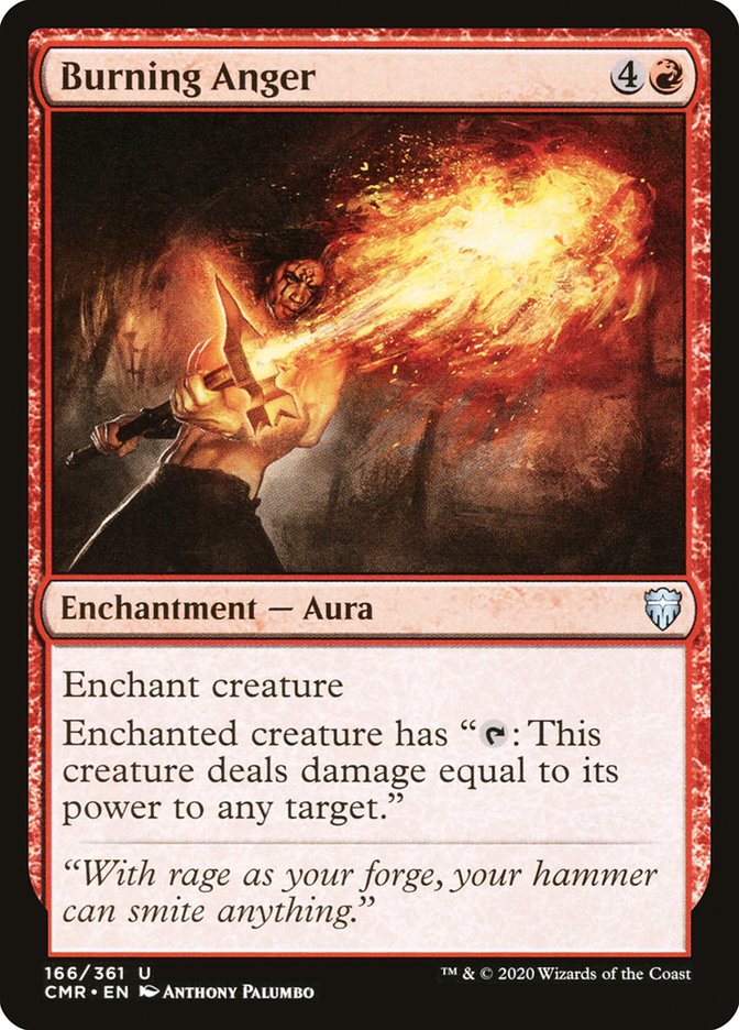 Burning Anger [Commander Legends] - The Mythic Store | 24h Order Processing