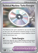 Technical Machine: Turbo Energize (179/182) [Scarlet & Violet: Paradox Rift] - The Mythic Store | 24h Order Processing