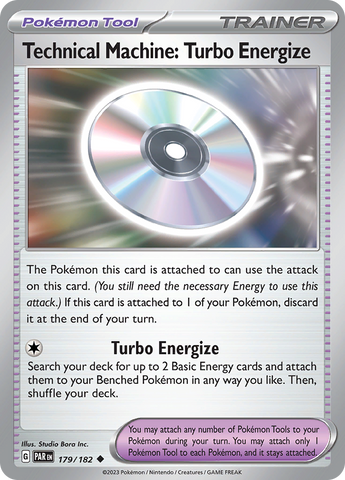 Technical Machine: Turbo Energize (179/182) [Scarlet & Violet: Paradox Rift] - The Mythic Store | 24h Order Processing