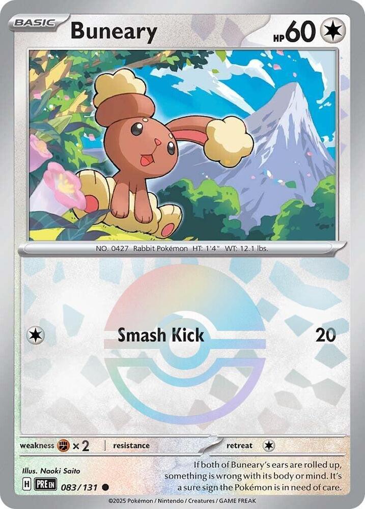 Buneary (083/131) (Poke Ball Pattern) [Scarlet & Violet: Prismatic Evolutions] - The Mythic Store | 24h Order Processing