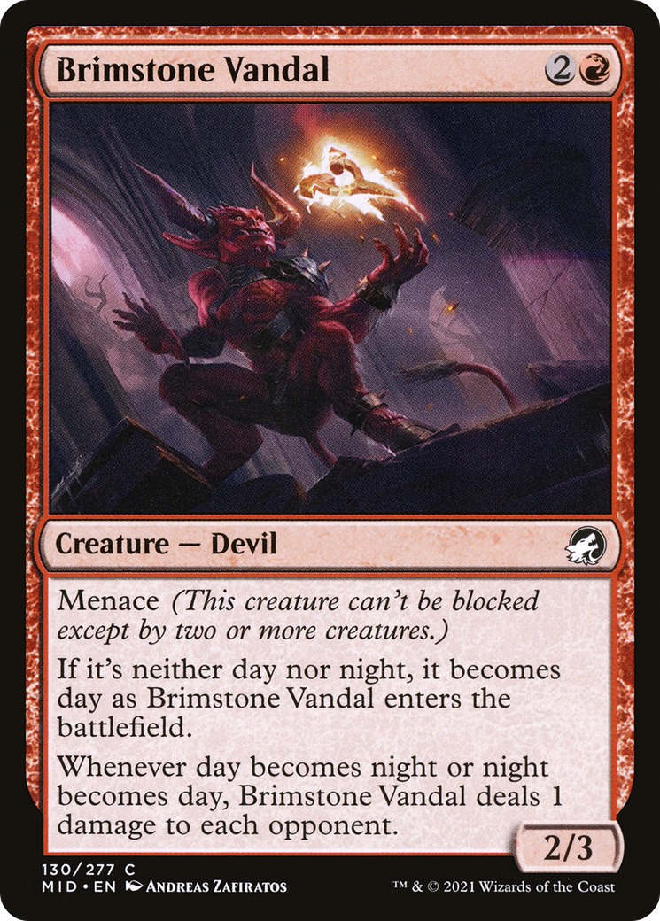Brimstone Vandal [Innistrad: Midnight Hunt] - The Mythic Store | 24h Order Processing
