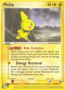 Pichu (20/100) [EX: Sandstorm] - The Mythic Store | 24h Order Processing