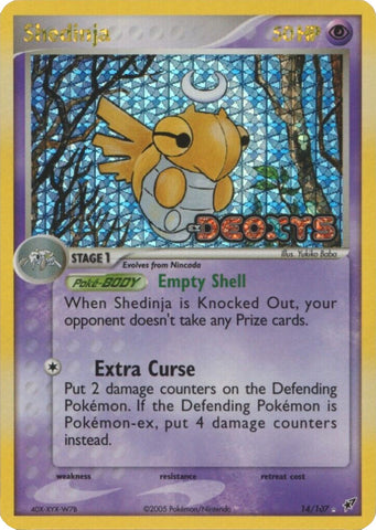 Shedinja (14/107) (Stamped) [EX: Deoxys] - The Mythic Store | 24h Order Processing
