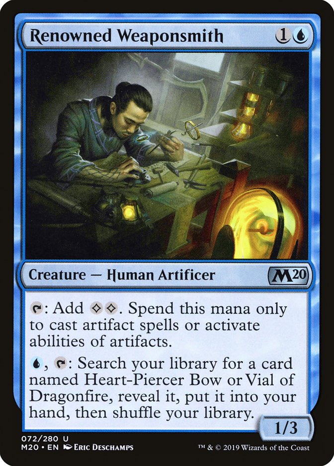 Renowned Weaponsmith [Core Set 2020] - The Mythic Store | 24h Order Processing
