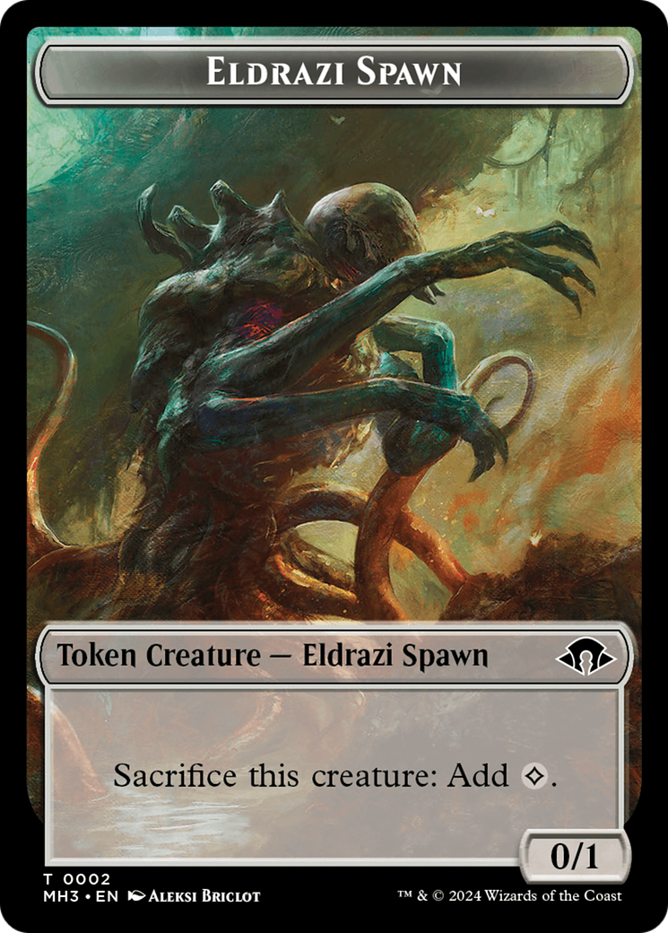 Eldrazi Spawn // Copy Double-Sided Token [Modern Horizons 3 Tokens] - The Mythic Store | 24h Order Processing