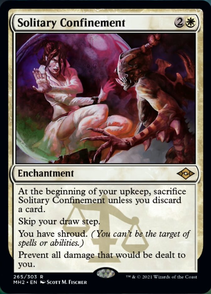 Solitary Confinement (Foil Etched) [Modern Horizons 2] - The Mythic Store | 24h Order Processing