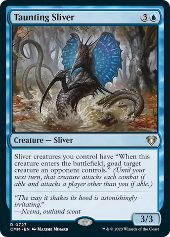 Taunting Sliver [Commander Masters] - The Mythic Store | 24h Order Processing