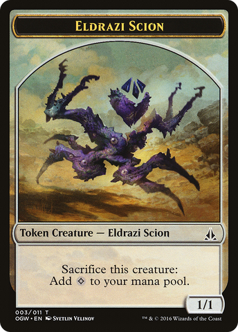 Eldrazi Scion Token (003/011) [Oath of the Gatewatch Tokens] - The Mythic Store | 24h Order Processing