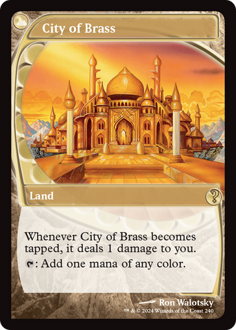City of Brass (Future Sight) [Mystery Booster 2] - The Mythic Store | 24h Order Processing