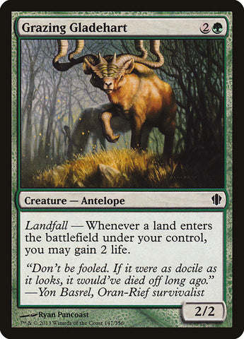 Grazing Gladehart [Commander 2013] - The Mythic Store | 24h Order Processing