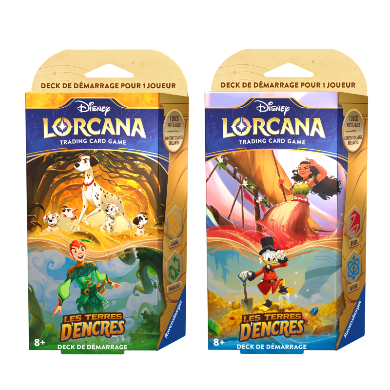 Lorcana: Into the Inklands (Les Terres d'Encres) - Starter Decks (Set of 2) (FR) - The Mythic Store | 24h Order Processing