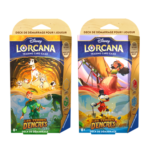 Lorcana: Into the Inklands (Les Terres d'Encres) - Starter Decks (Set of 2) (FR) - The Mythic Store | 24h Order Processing
