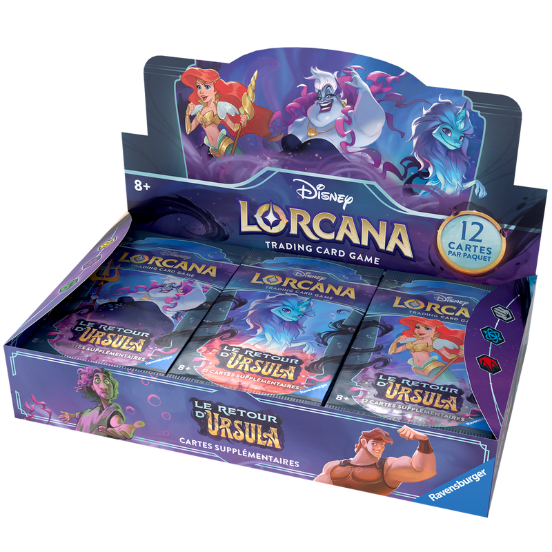 Lorcana: Ursula's Return (Le Retour d'Ursula) - Booster Box (FR) - The Mythic Store | 24h Order Processing