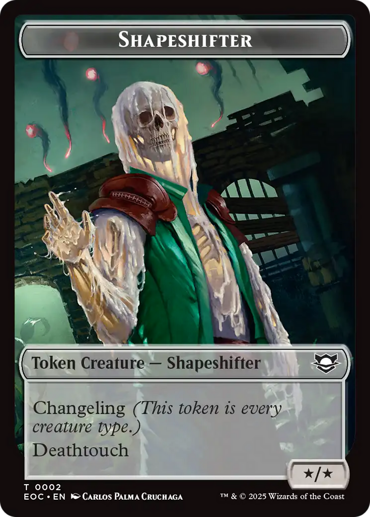 Shapeshifter // Golem (0013) Double-Sided Token [Edge of Eternities Commander Tokens] - The Mythic Store | 24h Order Processing