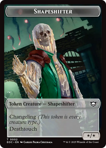 Shapeshifter // Golem (0013) Double-Sided Token [Edge of Eternities Commander Tokens] - The Mythic Store | 24h Order Processing