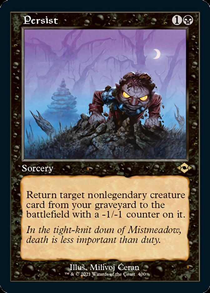 Persist (Retro Foil Etched) [Modern Horizons 2] - The Mythic Store | 24h Order Processing