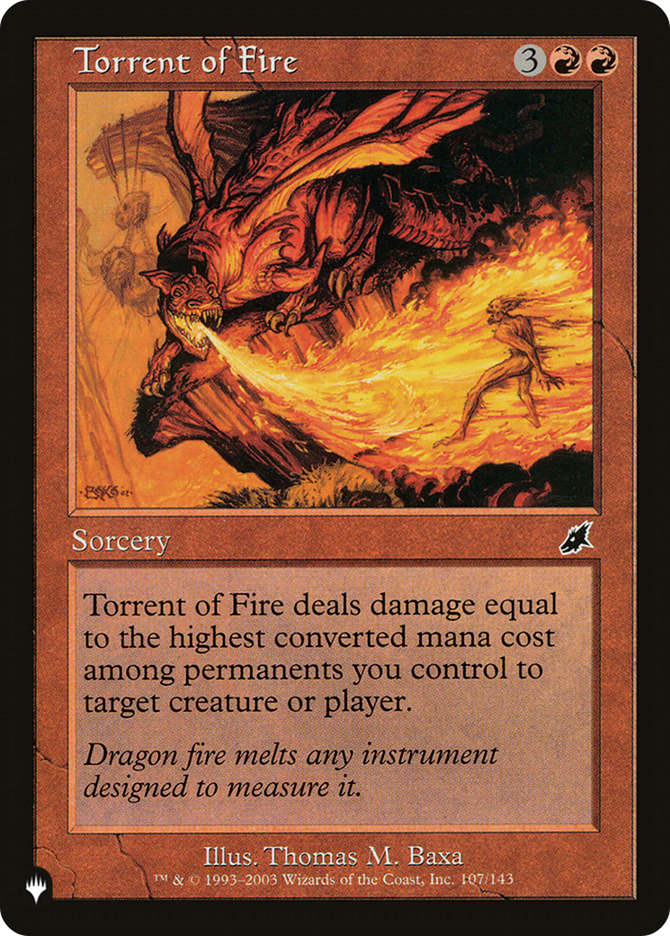 Torrent of Fire [The List Reprints] - The Mythic Store | 24h Order Processing