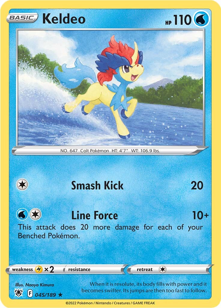 Keldeo (045/189) [Sword & Shield: Astral Radiance] - The Mythic Store | 24h Order Processing