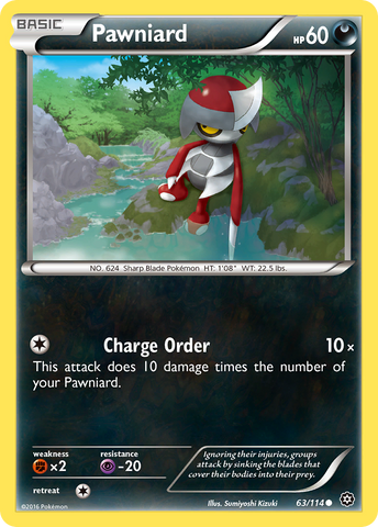 Pawniard (63/114) [XY: Steam Siege] - The Mythic Store | 24h Order Processing