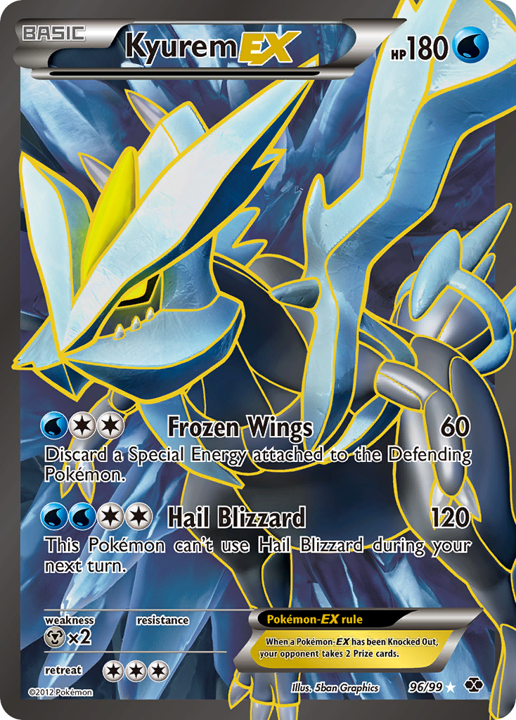 Kyurem EX (96/99) [Black & White: Next Destinies] - The Mythic Store | 24h Order Processing