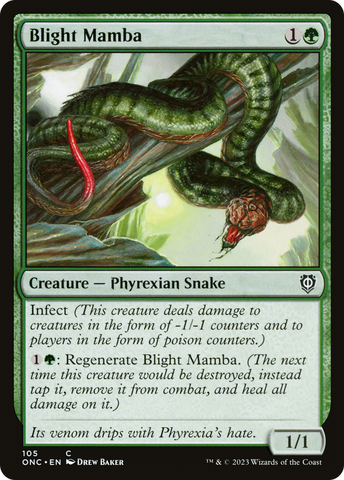 Blight Mamba [Phyrexia: All Will Be One Commander] - The Mythic Store | 24h Order Processing