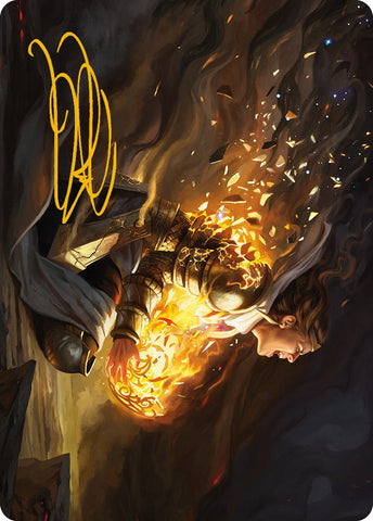 Vanish into Eternity Art Card (Gold-Stamped Signature) [Phyrexia: All Will Be One Art Series] - The Mythic Store | 24h Order Processing